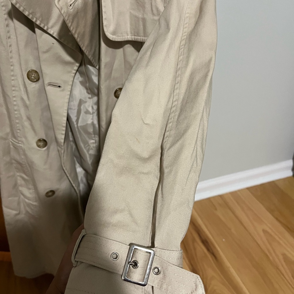 Gallery tan trench coat - Picture 4 of 14